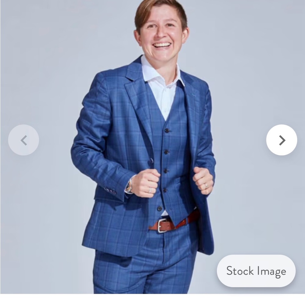 Kirrin Finch Blue Plaid Blazer